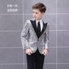 Traje Formal Infantil Colorido com Lantejoulas para Dança e Performance de Piano Conjunto de Roupa de Apresentação para Meninos Dia das Crianças 1º de Junho