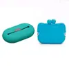 Fornecimento Direto da Fábrica Porta-moedas de Silicone Bolsa com Clipe de Moda de Silicone Bolsa de Armazenamento Bolsa de Telefone de Silicone para Pet
