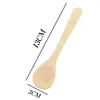 Venta al por mayor de fábrica Estilo japonés Cuchara de bambú mini para mermelada y miel Cuchara de bambú para condimentos Cuchara de bambú para niños Logo personalizable