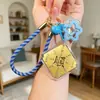 Llavero de Oro Puro 999, Princesa del Tesoro, Colgante de Buena Fortuna, Amuleto, Regalo, Admite Personalización al por Mayor