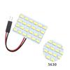 Luz LED para interior de coche 5630 48SMD luz de panel plano luz de techo 48led luz de compartimento de coche panel de luz