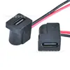 Porta Fêmea Tipo-C com Cabo LN-005 Alimentação de 2 Fios Chassi de Brinquedo Instrumento Soquete Embutido USB-C