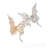 Accesorio para el Cabello Estilo Coreano Ins Pinza para Moño Completa de Diamante Mariposa Pinza para el Cabello Popular Transfronteriza Accesorio para el Cabello Mariposa Pinza para el Cabello