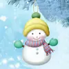 Nuevo Colgante de Acrílico de Muñeco de Nieve Colorido Transfronterizo Colgante Decoración de Árbol de Navidad Colgante Regalo de Fiesta de Navidad