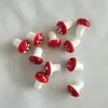Set de pequeños hongos decorativos de simulación para manualidades, accesorios de jardinería, hongos para insertar, caja de azúcar para fotos con accesorios decorativos