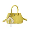 Bolsa Balde Retrô Estilo Coreano Ins, Plissada Simples, Personalidade Fashion e Tendência, Nova Bolsa Transversal Versátil e Estilosa para Mulheres