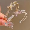 Pulsera Elegante de Estilo de Hada con Lazo Rosa 2025 Estilo Ins Abierta Dulce Cool Exquisita Pulsera Pulsera Exquisita