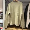 Suéter de Tricô Redondo Estilo Japonês Masculino e Feminino Pulôver Solto Modelo Novo Inverno 24 471229