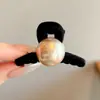 Pinza para Puntos de Acupuntura Auricular, Pinza Ósea Auricular de Medicina Tradicional China, Exquisita y de Alta Gama Pinza para el Cabello de Princesa, Pinza de Garra Pequeña para Flequillo, Pinza Lateral para el Cabello, Pasador