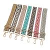 Nueva correa ancha de jacquard cruzado de 3.8 cm, correa larga gruesa para reducir la carga, correa de repuesto cruzada, accesorios para bolso de mujer