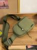 Bolsa Transversal Nova de Ombro Transfronteiriça Bolsa de Peito de Nylon Esportiva Lazer Pequena para Uso Externo Bolsa para Celular Comércio Exterior