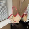 Bolsa Tote Plissada Color Block Estilo 2026 para Mulheres, Bolsa de Ombro Versátil Estilo Coreano para Roupas de Trabalho, Bolsa de Braço de Alta Qualidade com Grande Capacidade