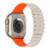 Correa S10 para Apple iWatch, correa magnética de silicona bicolor SE46/42 mm