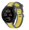 Para Pulseira Jiaming 165/forerunner165 Pulseira de Silicone Duas Cores Texturizada Pulseira de Relógio Pulseira Inteligente