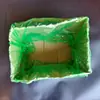 Bolsa liner para caja de frutas y verduras cubierta anti-vaho bolsa con marco interior bolsa plana bolsa de espuma azul verde bolsa para mantener la frescura