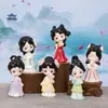 Caja Misteriosa Diaria de Repostería del Delfín Lindo y Tonto Decoraciones para el Escritorio del Hogar Regalos para Niños Artesanías de Resina para Estudiantes