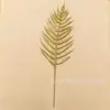 Folhas de Natal, folhas com glitter dourado, folhas persas, acessórios de flor de Natal, folhas de oliveira, flores plásticas, flores de Natal, ramos de Natal