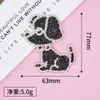 Parche de tela para perro con pedrería para mascotas, elegante y moderno, con malla de adhesivo termofusible de resina para ropa, bolsos, zapatos y sombreros DIY