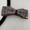 Novo Clip de Banana Xadrez Coreano Outono e Inverno Clip de Cabelo Traseiro Feminino Clip de Rabo de Cavalo Clip Vertical Laço Acessórios de Cabelo Versáteis