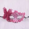 Máscara de Princesa para Mascarada de Halloween Parche Veneciano Pintado Máscara de Ojo para Fiesta para Hombres y Mujeres Estilo Flor Mariposa