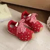 Zapatos para Niña 2026 Primavera y Otoño Nuevos Infantiles Moda Retro Lunares Dibujos Animados Zapatos Forrest Gump Tenis Casuales para Niña