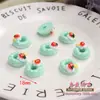 Resina de Liquidación Donut Simulación Comida Juguete Accesorios Hecho a Mano DIY Decoraciones para Funda de Teléfono Maceta Marco de Fotos Materiales de Decoración