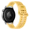 Adecuado para Reloj Huawei Gt7 con Garmin Samsung Watch7 Tipo Pulsador Hueco Correa Deportiva de Silicona 20/22mm