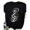 Diseñadas Especialmente para Ventas Transfronterizas, Camisetas de Algodón Puro con Estampado de Banda de Rock para Hombres y Mujeres
