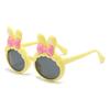 Moda crianças óculos de sol silicone polarizado bonito orelhas de coelho meninas óculos de sol proteção solar UV óculos de meninos