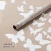Papel de Gelatina Impreso Danza de Mariposas Papel Floral Regalos Florales Papel de Envoltura Floración Papel Floral Película Impermeable Papel de Envoltura para Flores