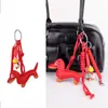 Venta al por mayor de fábrica Ins Retro Perro Salchicha Colgante para Bolso Serie Miu Cachorro Cuerda Trenzada Hecha a Mano Llavero de Pareja Cordón