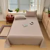 Nuevo juego de ropa de cama para el hogar 2026, 100% algodón cepillado y engrosado, color liso simple, suave y amigable con la piel