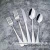 Rickles Western Steak Faca e Garfo Plate Set Faca 410 Aço Inoxidável Garfo Colher Tableware Conjunto de cinco peças