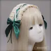 Diadema de Encaje con Lazo Hecha a Mano Estilo Japonés Pinza para el Cabello de Niña Lolita Suave Lindo Accesorio para el Cabello Bidimensional Adorno para el Cabello de Niña Linda