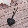 Colgante Bolso Amor Colgante Equipaje Llavero Forma de Corazón Grosor Aumentado Cuero PU Doble Capa Relleno de Tela Joyería Personalizada
