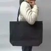 Bolsa de Lienzo en Blanco al por Mayor de Fábrica Estilo Coreano Pintura a Mano Graffiti Personalizada Bolsa Bandolera Blanca Hombro Logo Bolsa de Lienzo