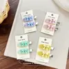 Lindo Pasador de Pelo con Lazo de Fresa de Colores de Dongdaemun, Pinza sin Costuras, Dulce Pinza Acrílica para Flequillo, Accesorio de Pelo Lateral para Mujeres