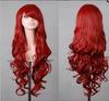 Explosões de comércio exterior europeu e americano 80cm multi-cor cosplay peruca dos desenhos animados Harajuku cor de vento feminino longo cabelo encaracolado cobertura completa da cabeça