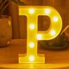 26 Letras do Alfabeto Inglês, Luzes de Modelagem LED, Luzes para Casamento e Aniversário, Decoração para Pedido de Casamento e Declaração, Luzes Noturnas Surpresa