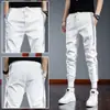 Novedad Primavera y Otoño 2022 Pantalones Finos Hasta el Tobillo para Hombre Estilo Coreano Ajustados Hasta el Tobillo Pantalones Casuales de Moda