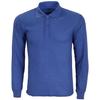 Camisa Polo para Hombre Manga Larga Otoño e Invierno 2022 Nuevo Cuello Solapa Algodón de Fibra Larga Color Sólido Casual de Negocios Camiseta Personalizada Top