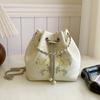 Nova bolsa pequena bordada estilo nacional chinoiserie para mulheres 2024 nova bolsa de balde de moda bolsa crossbody de ombro único de alta qualidade