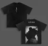 Camiseta Fushiguro Toji Jujutsu Kaisen Anime Retrô Lavada Roupas Masculinas Verão