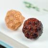 Palo de rosa natural tallado pequeño colgante de Loto diy hecho a mano casero accesorios para cadena de teléfono móvil joyería de madera al por mayor