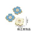 Conector de Colgante Doble de Cobre Dorado Nuevo Modelo Transfronterizo Corazón Cerradura/Cruz Microincrustado Circonita Accesorios para Joyería DIY