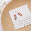 Estilo Nacional Moda Popular Ópera Ópera de Sichuan Ópera de Pekín Pendientes de Cara Perla Pedrería Dama Xianggong Pendientes de Estilo Étnico Mujeres