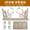 Escritorio para Laptop para Cama, Plegable, Adecuado para Personas Perezosas, Mesa Pequeña para Dormitorio Estudiantil, Uso en Dormitorio, Mesa de Madera Maciza, Mesa Kang