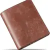 Cartera multifuncional estilo japonés transfronteriza con monedero grande, plegable, antirrobo RFID, de piel genuina para hombre