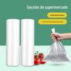 Sacos Plásticos em Rolo de Supermercado para Compras, Sacos Espessos de Grau Alimentício, Sacos Grandes para Conservação, Sacos Comerciais Picotados