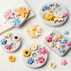 Molde de Silicona para Decoración de Fondant, Horneado de Pastel de Chocolate - Margarita, Girasol, Rosa, Hoja